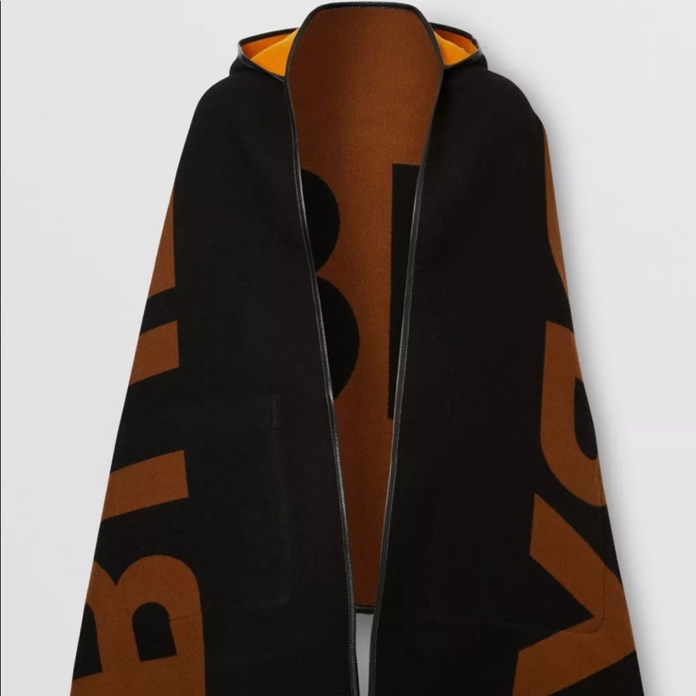 COPY - Burberry hooded reversible cape.